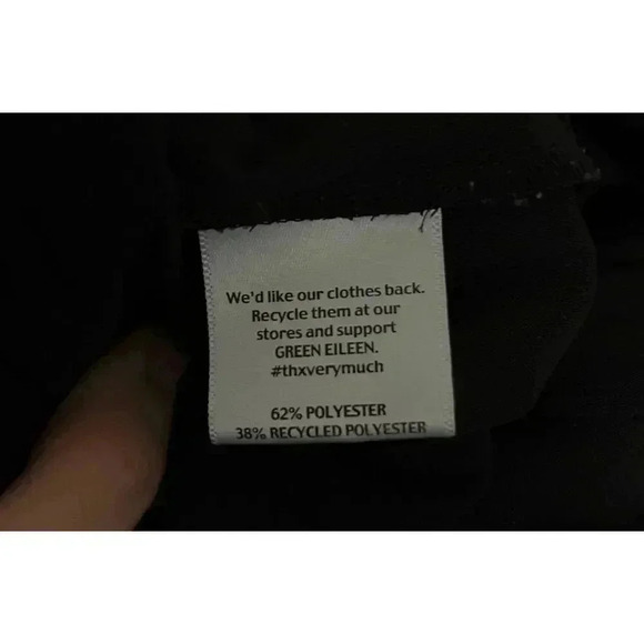 Eileen Fisher Black Straight Dress Pants Size 8 Career Work Office - Picture 5 of 9